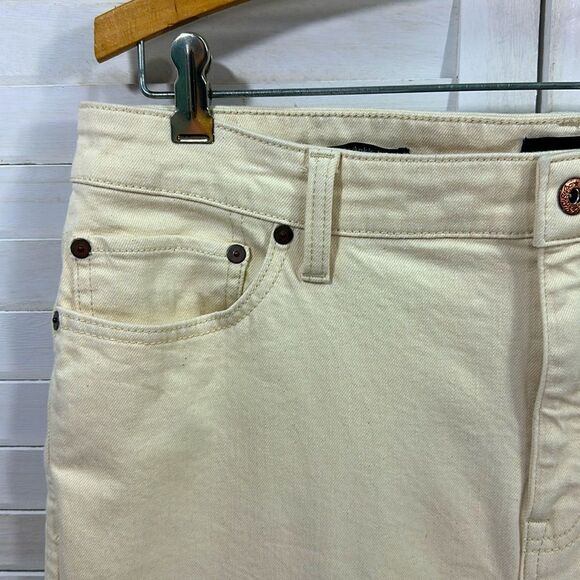 Talbots Modern Ankle Jeans Size 16P Denim Cream Color - Picture 4 of 10